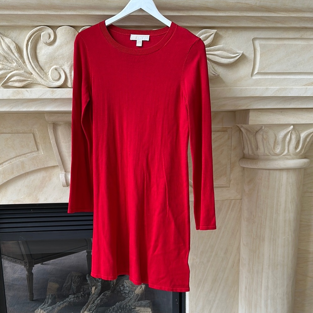 Red Long Sleeve Dress